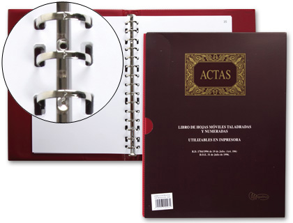 Libro de Actas Miquelrius A4 100h movibles